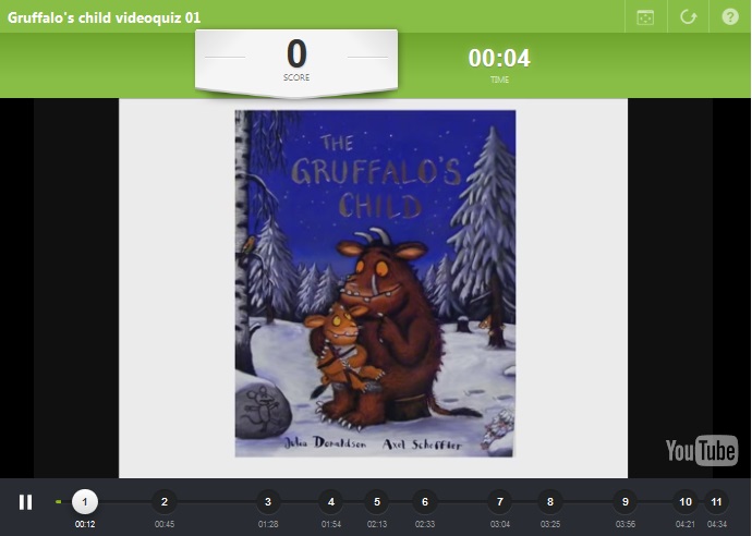 3rd Grade: The Gruffalo’s child video quiz 01